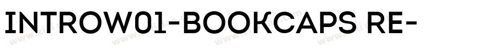 IntroW01-BookCaps Re字体转换